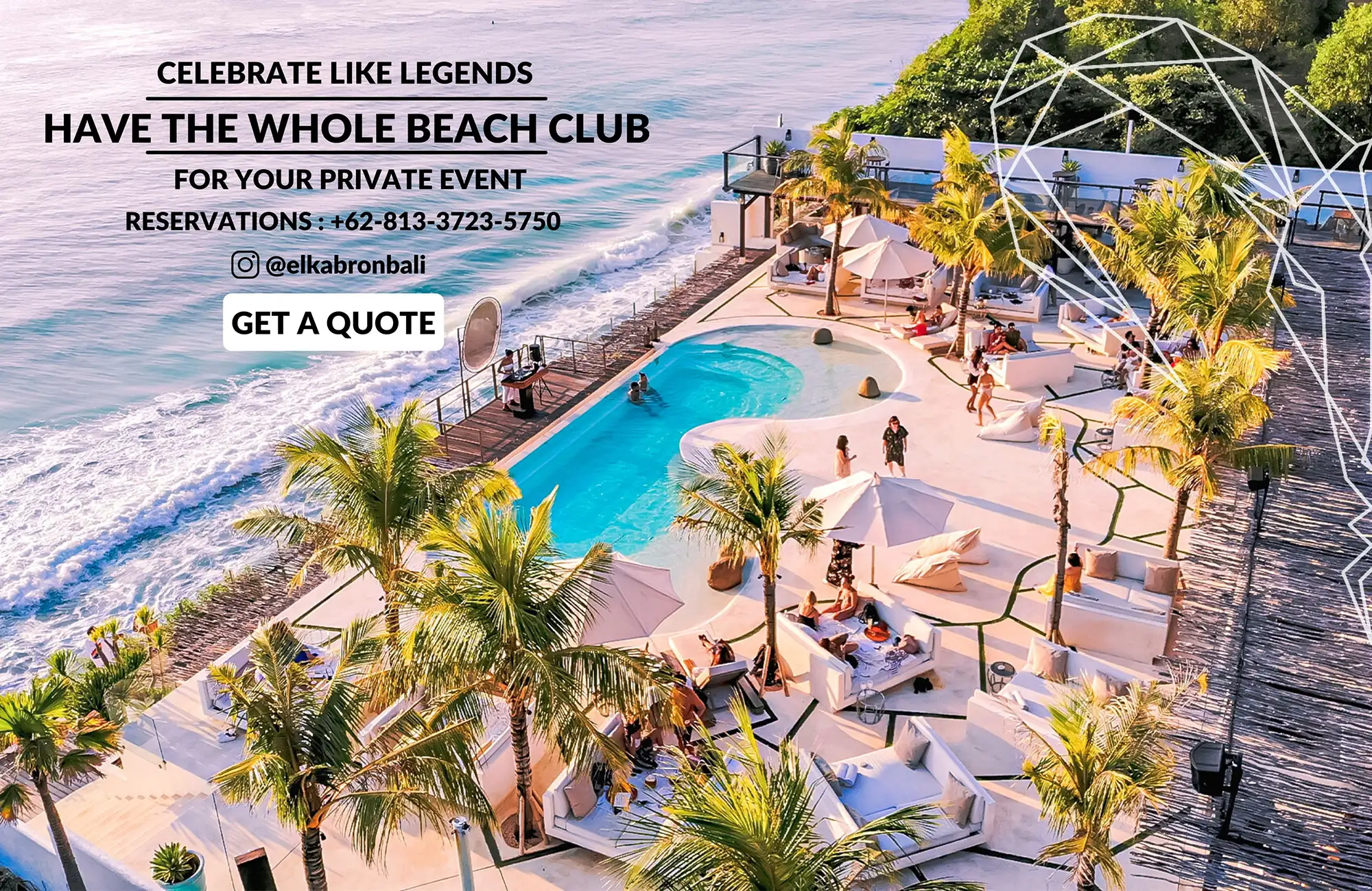 Private Events at El Kabron Bali - Scenic View